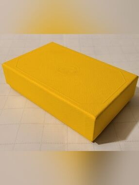 Swarovski - (14x8.5x4cm) Earrings Yellow Jewelry Jewellery Storage Box Case